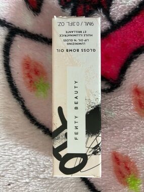 Fenty Beauty Gloss Bomb Oil $Uperfine $Suga - sparkling white gold